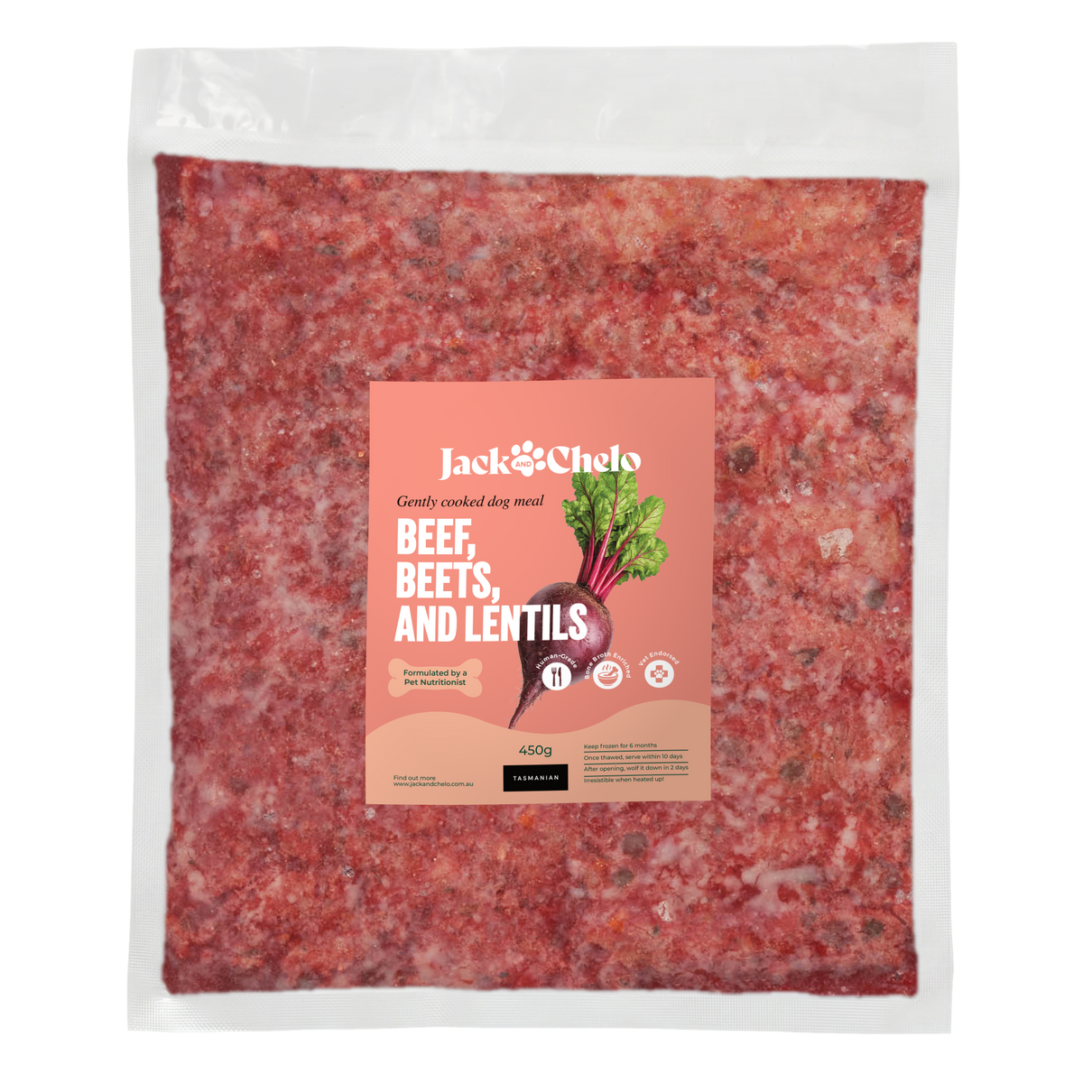 Beef, Beets and Lentils Meal