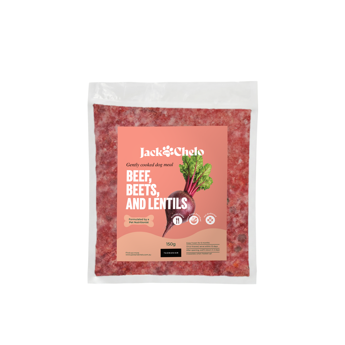 Beef, Beets and Lentils Meal