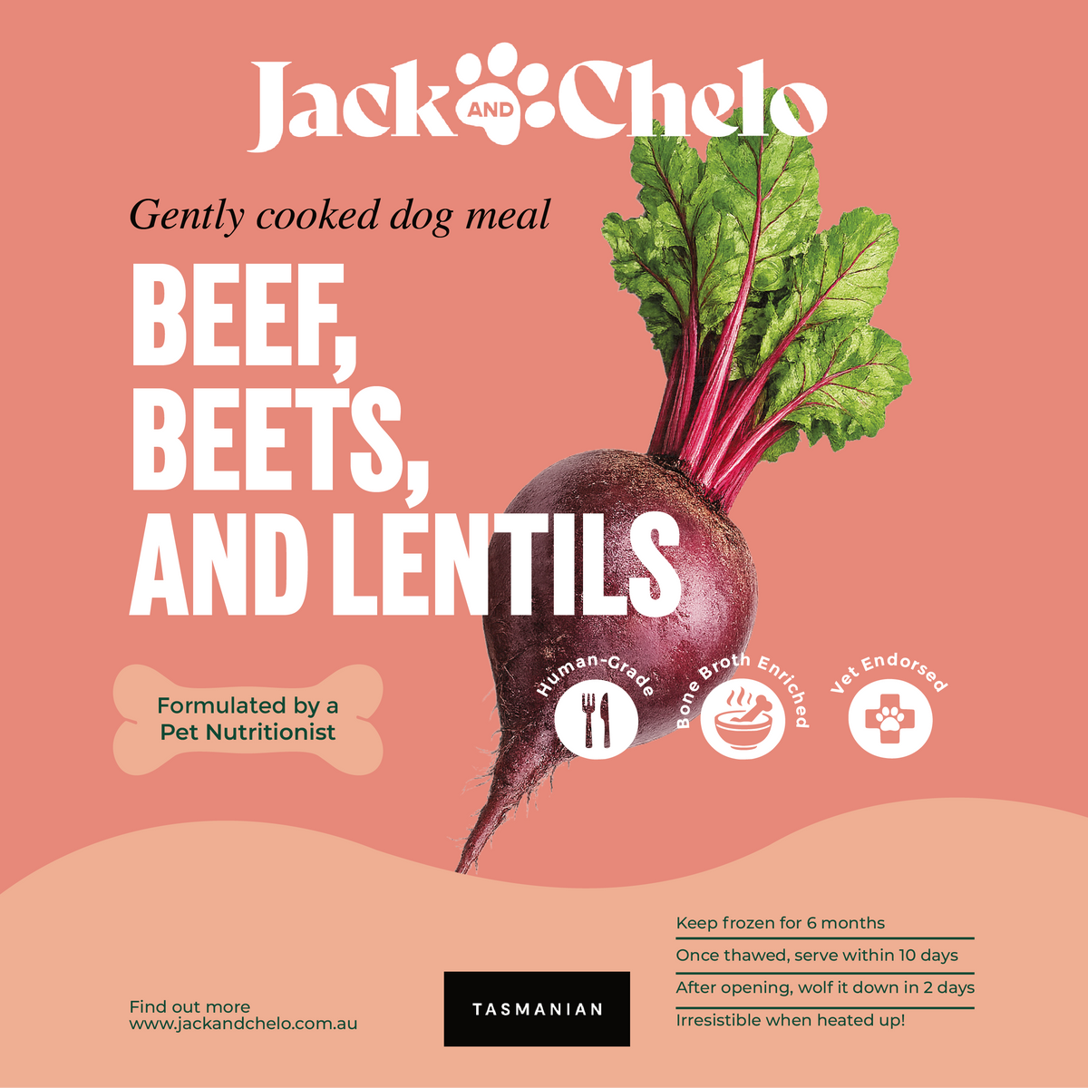 Beef, Beets and Lentils Meal