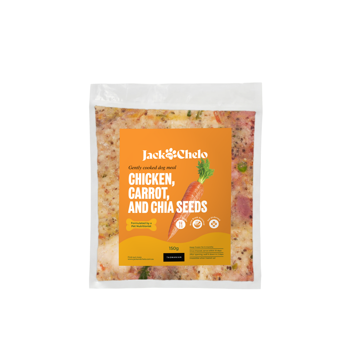 Chicken, Carrot and Chia Seeds Meal