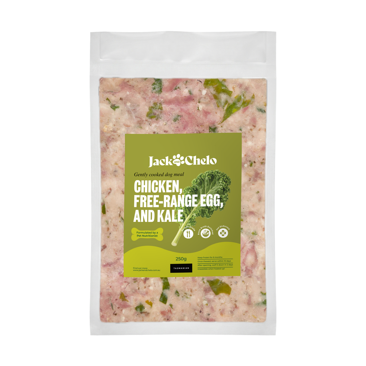 Chicken, Free-Range Egg and Kale Meal