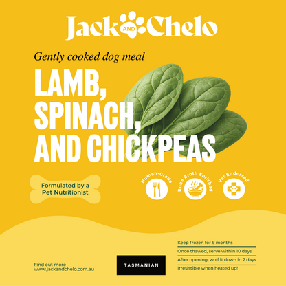 Lamb, Spinach and Chickpeas Meal