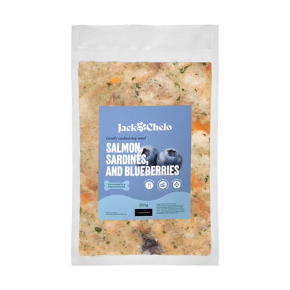 Salmon, Sardines and Blueberries Meal - 250g