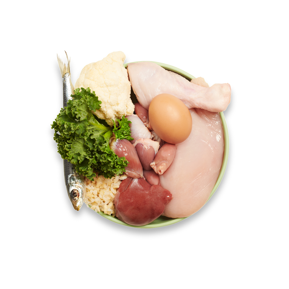 Chicken, Free-Range Egg and Kale Meal - 450g