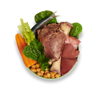 Lamb, Spinach and Chickpeas Meal