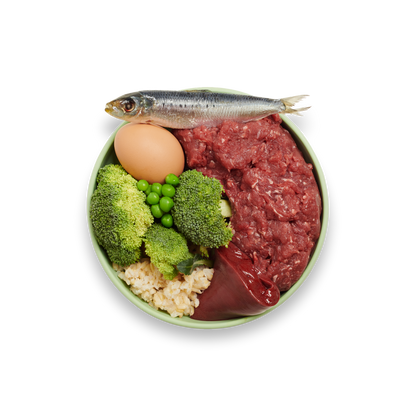 Wallaby, Free-Range Eggs and Broccoli Meal