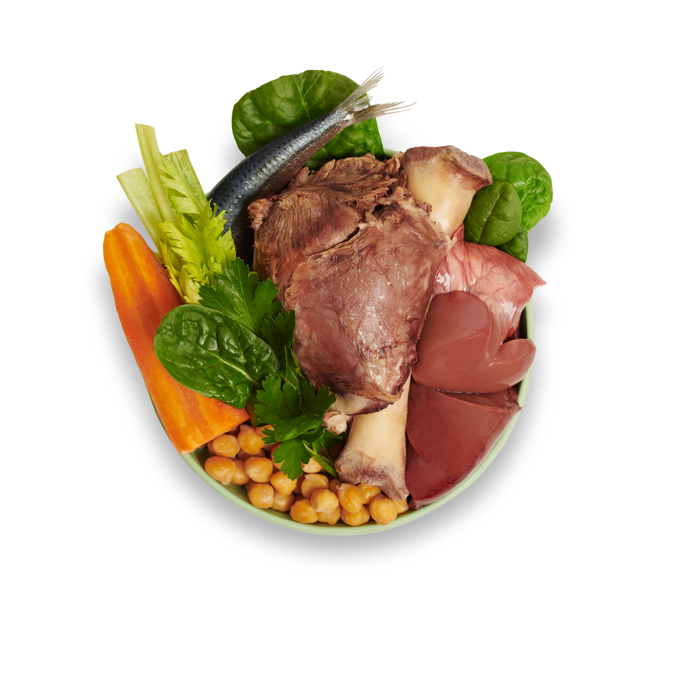 Lamb, Spinach and Chickpeas